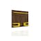Manhattan Comfort Plaza 64.25 Floating Entertainment Center, Rustic Brown and Yellow 224BMC94 - alternate 7
